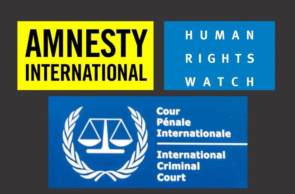 CONDAMNATION DU SILENCE COMPLICE DES ORGANISATIONS INTERNATIONALES DES DROITS DE L’HOMME ET DE LA COUR PENALE INTERNATIONALE FACE AU CONFLIT AU MOYEN-ORIENT